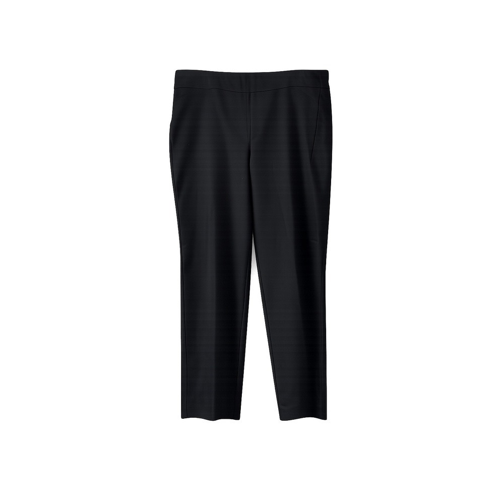 Croft & Barrow Effortless Stretch Capri Size 18 Black NWT Flat Front